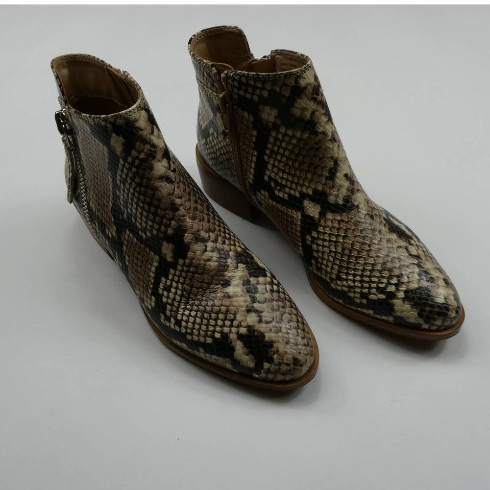 ALDO python print booties, size 7, new without box
